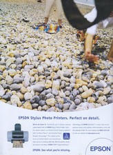 Epson Stylus Photo Printer "Perfect On Detail" 2001 Magazine Advert #1232