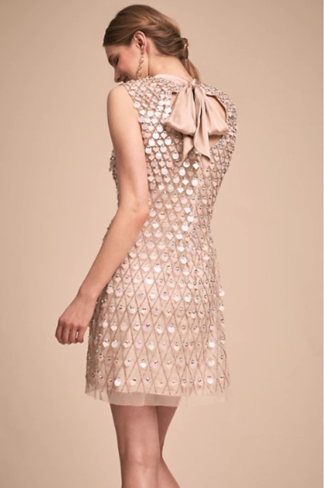 NEW Aidan Mattox Brilliance Dress size 8 BHLDN MSRP: $395 - Image 2 of 3