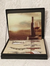 3 Keys VIP 5 Piece Wine and Cheese Set Home Decor Kitchen Accessories tblop1