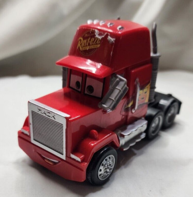 Disney Pixar Cars Mack Rusteze Truck Hauler Cab Only Red 95 Toy