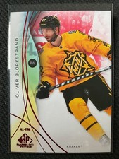 Oliver Bjorkstrand 2024-25 UD SP Game Used All Star Base Red Parallel Card #153