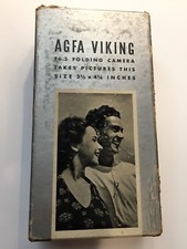AGFA Viking F6.3 PD16 JN155 Folding Camera Original Box Very Good VTG Condition