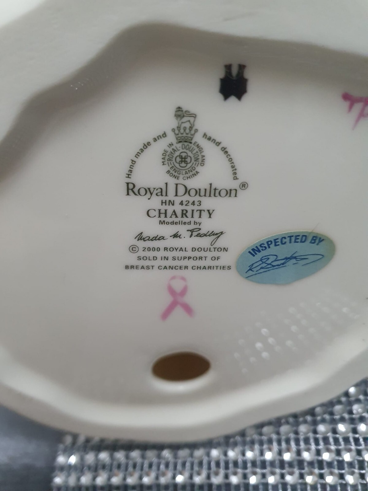 Royal Doulton Figurine , In Aid Of Breast Cancer Charity in 2000. eBay