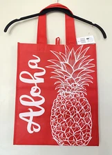 NWT Target Aloha Pineapple Reusable Shopping Tote Bag Hawaii Special Edition Red