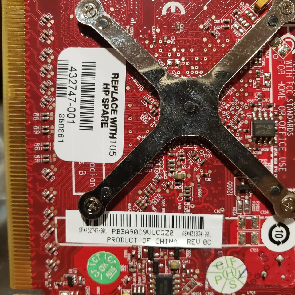 HP ATI Radeon X1300 (432747-001) 256MB DDR2 SDRAM PCI Express x16 Graphic Card - Image 4 of 4