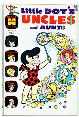 Little Dot s Uncles & Aunts #40 (Harvey Giant) Dec 1971, Richie Rich (VFN)