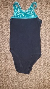Toddler girl black leotard ELITE Sz XS