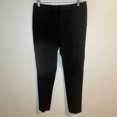 asos black dress pants ASOS Design relaxed tapered fit Dress Pants in Black