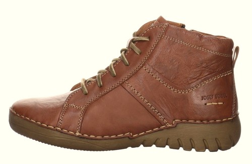 Josef Seibel Shoes Felicia 01 Leather Comfort Lace Zip Up Ankle Boots Felicia 01 - Picture 10 of 17
