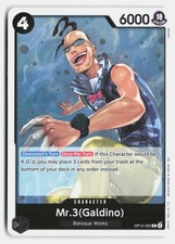 Mr.3(Galdino) Foil R The Azure Sea's Seven OP14-092 NM