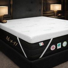 Topper Matrimoniale 170 x 190 cm SFODERABILE In Memory Foam 5 cm Alta Densità