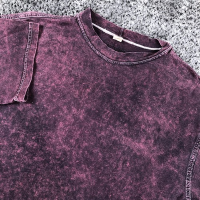 #ad #ad Vintage Crazee Wear Shirt Mens Large Purple Acid Wash Crew Neck Tee USA 90s $22.49