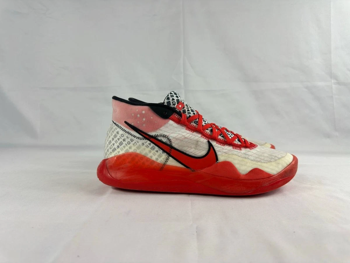 NIKE ZOOM KD 12 QS KEVIN DURANT YOUTUBE WHITE RED BLACK WHAT THE CQ7731-900 Nike YouTube x KD 12 Multicolor | eBay main image 3