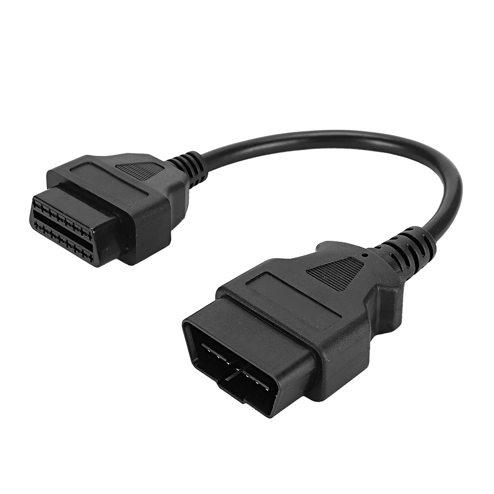 OBD2 16pin Male To Female Extension Cable 0. 0.98ft Diagnostic Adapter