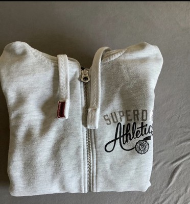 SuperDry Sweatjacke Gr.M hellgrau- Top Zustand