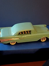 Vintage Telemania Collectible Blue 1957 Chevy Car Desk Phone 1970s Analog
