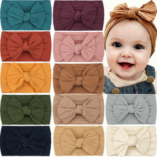 Super Stretchy Soft Knot Headbands with Hair Bows Head Wrap Hair Accessories for