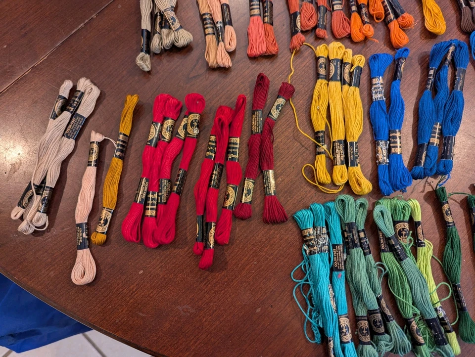 Anchor Embroidery Floss Lot of 70+ Many Different Colors Full Skeins Susan Bates - Image 4 of 4