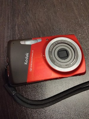 Kodak EasyShare M530 12.0MP Digital Camera Red Point Shoot Tested Works