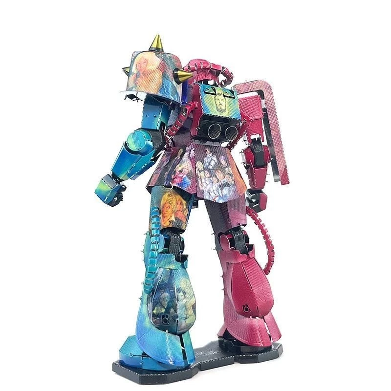 DIY Metal Puzzle of Mobile Suit Gundam Zaku - Assembly Model Boys Entertai Gift - Image 3 of 4