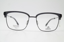 Rodenstock R 8033 TITANIUM Oval Black Metallic Eyeglass Frame New