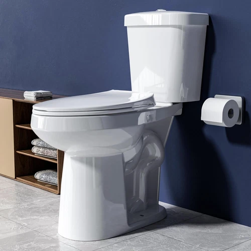 Extra Tall Toilet 21 Inch - Elongated High Toilet for Seniors, Comfort Bowl H...