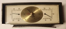 Vintage MCM AIRGUIDE INSTRUMENT Chicago Desktop Barometer By Airguide Instrument