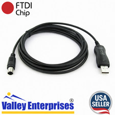 Yaesu CT-62 USB FTDI Two-Way Radio Programming Cable 10 Feet