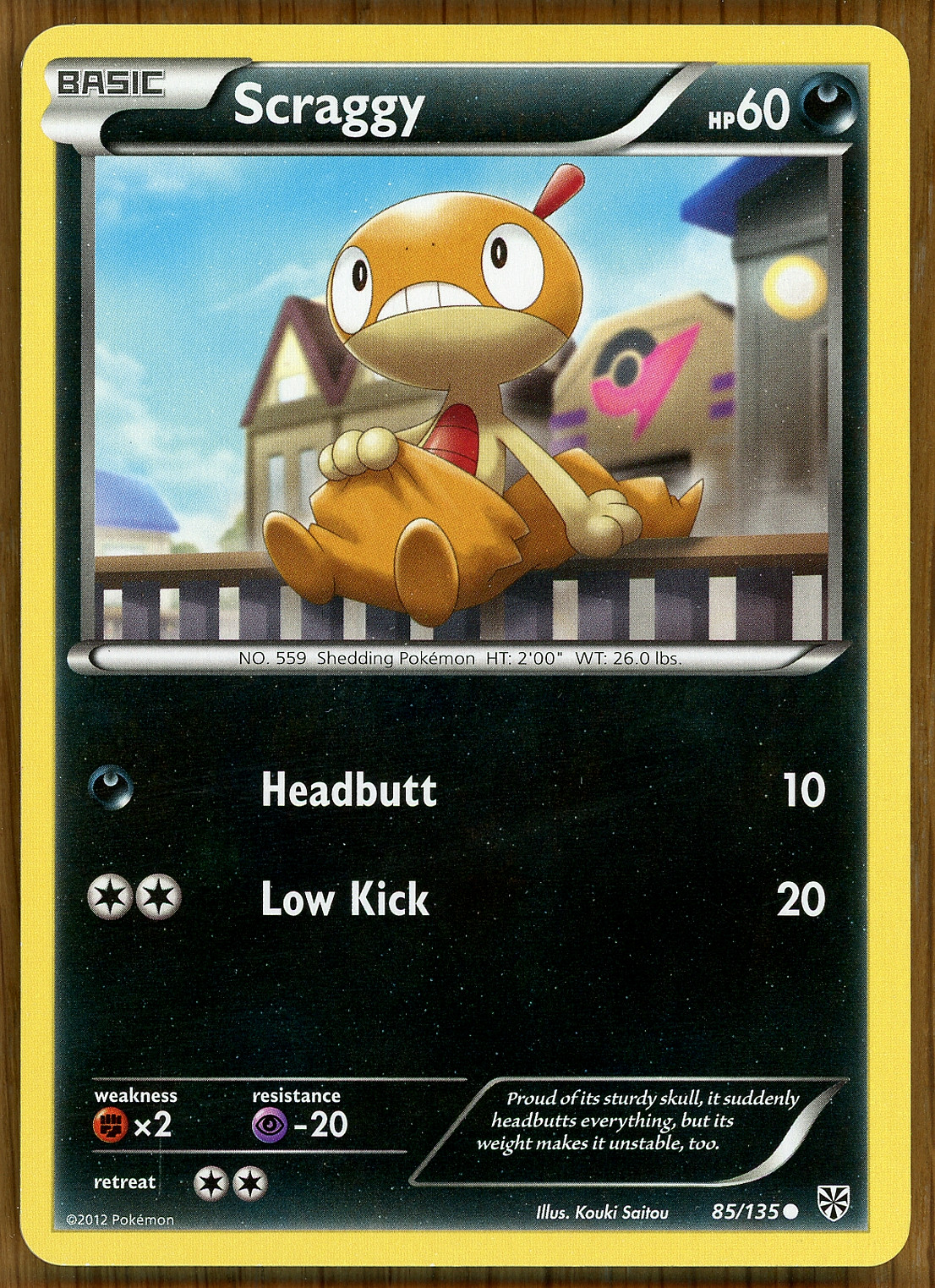 Scraggy 85/135  - BW - Plasma Storm - Near Mint!!!