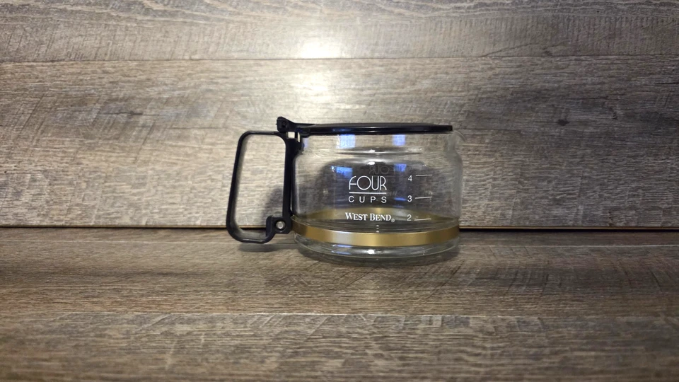 West Bend Four Cup Replacement Coffee Carafe Coffee Pot - Image 3 of 4