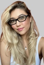 Vintage ALAIN MIKLI AL 0933 005 55mm Black Women's Eyeglasses Frame France