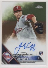 2016 Topps Chrome Rookie Auto Jerad Eickhoff #RA-JE Auto c6h