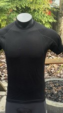 Endura Baabaa Merino Wool Short Sleeve Cycling Base-layer, Mens Small. Black.