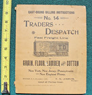 1895 Traders Despatch Railroad Freight Line Pennsylvania New England Railway NJ — photo 1