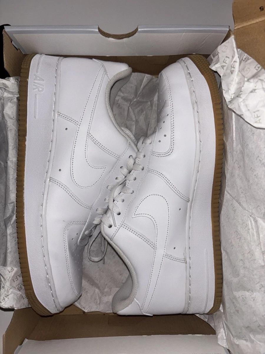 Preços baixos em Nike Air Force 1 White Gum | eBay