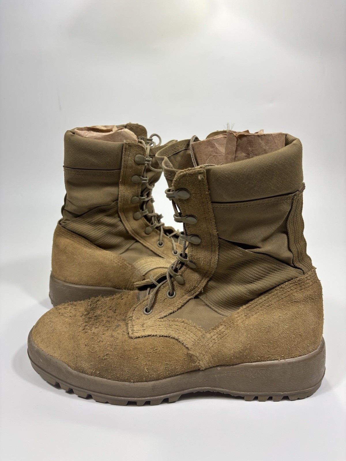 Mcrae Hot Weather Military Combat Boots 8W Coyote Tan USGI Vibram Sole