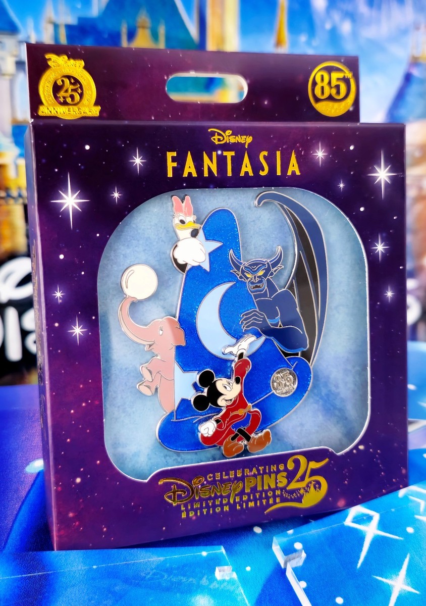 Disney Mini Jumbo Pin - Fantasia 85th Anniversary Sorcerer Mickey