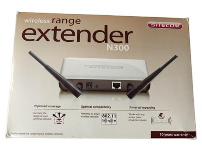 Sitecom WL-330 Wireless Range Extender N300 Repeater WLAN Verstärker