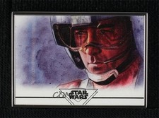 2021 Star Wars: Stellar Signatures 24/100 Wedge Antilles Dan Bergren Sketch 1cc7