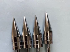Lowrider Hydraulics chrome bullets, show quality, 8 pieces