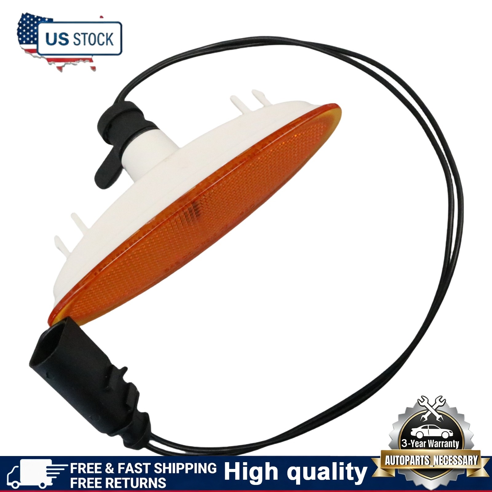 New Spur Front Bumper Marker Light For Bentley Gt Gtc Flying 3W0945071F USA