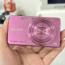 Sony Cyber-Shot DSC-WX220 Digital Camera 18 MP 10X Optical Zoom English Pink