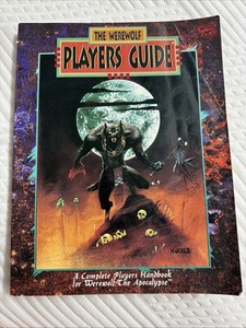 White Wolf Werewolf: The Apocalypse Player's Guide RPG Book 1993 WW3202