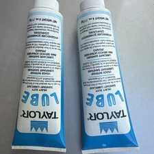 Lot Of 2 Taylor Blue Lube Heavy Duty Sanitary Lubricant (4 Oz.)