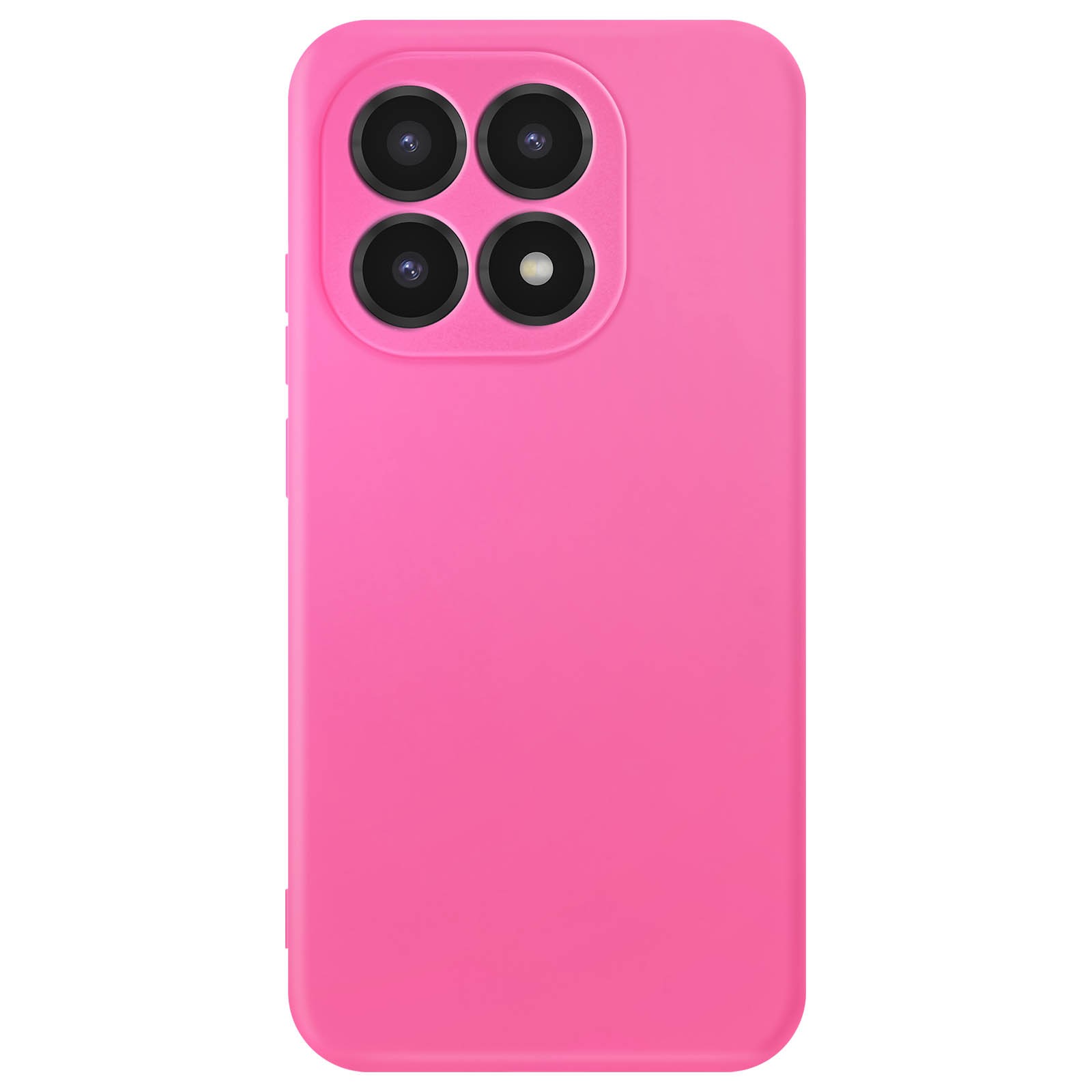 Coque Xiaomi 15T antidérapante fuchsia en silicone pour éviter les chutes