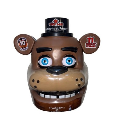 Five Nights at Freddy s Animatronic Freddy Head Collectible Set   11 Items   New