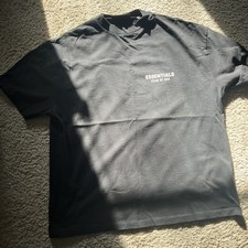 Essentials Jet Black T Shirt Size Small Brand New Never Worn
