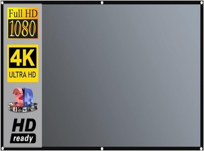 Projektor Leinwand 60/100/120 Zoll reflektierendes Heimkino Beamer Bildschirm