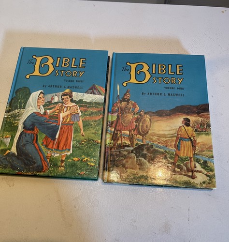 The Bible Story Hardcover Lot Antique - Picture 2 of 5