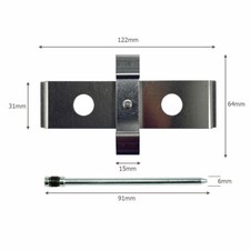 PAR DE KIT DE AJUSTE AJUSTADOR DE ZAPATOS FRENO DE MANO SE ADAPTA A: VOLVO V70 MK2 00-07 BBA219F